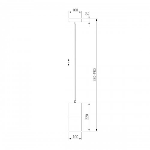 Подвесной светильник Eurosvet 50233/1 черный
