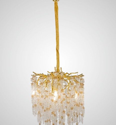 Подвесная люстра AM Group DIAMAND D400 Gold