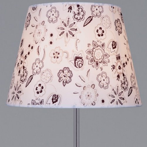 Торшер 86578-0.6-01 CH (SHADE 1718B WH) Торшер 86578-0.6-01 CH (SHADE 1718B WH)