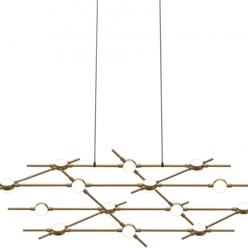 Подвесной светильник Molecular MD18001067-14A black/gold Подвесной светильник Molecular MD18001067-14A black/gold