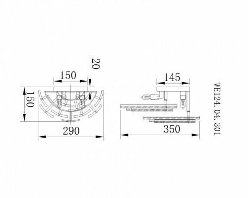 Бра Wertmark Agati WE124.04.301 Бра Wertmark Agati WE124.04.301
