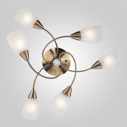 Потолочная люстра Оптима Virginia 2275/6 античная бронза Потолочная люстра Оптима Virginia 2275/6 античная бронза