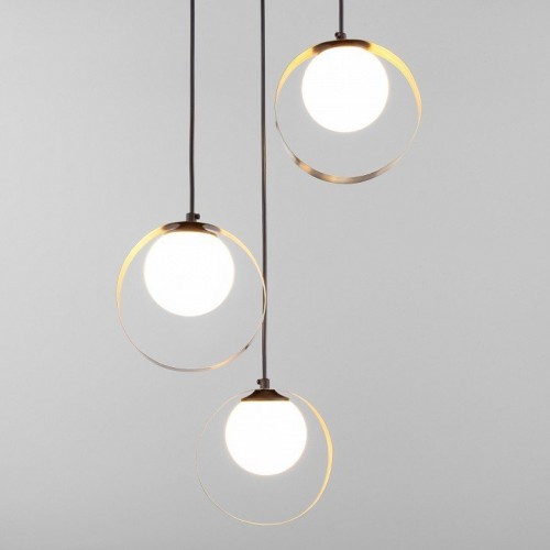 Подвесная люстра Eurosvet Dublin 50205/3 черный/бронза Подвесная люстра Eurosvet Dublin 50205/3 черный/бронза