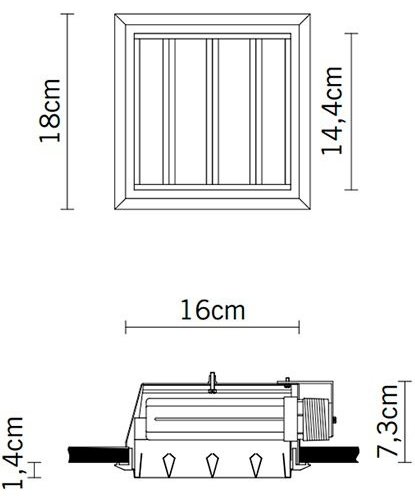 Точечный светильник Fabbian Plano D90F0201