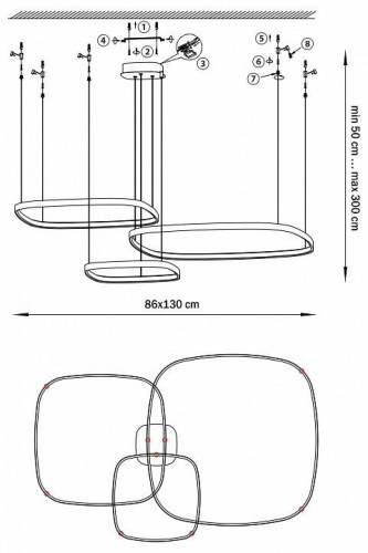 Подвесной светильник Lightstar Saturno 749223