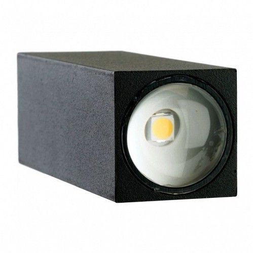 Светодиодный светильник стационарный Feron AL52 2*1W 3000K черный 51136