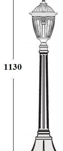 Наземный фонарь FES 86307 Bl