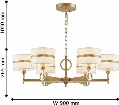 Подвесная люстра Favourite Mateo 2634-8P Подвесная люстра Favourite Mateo 2634-8P