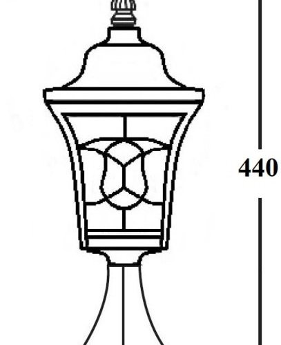 Наземный фонарь Oasis_Light VENECIA 2S 91804S Bl