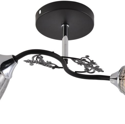 Потолочная люстра 01525-0.3-02 BK+CR Потолочная люстра 01525-0.3-02 BK+CR
