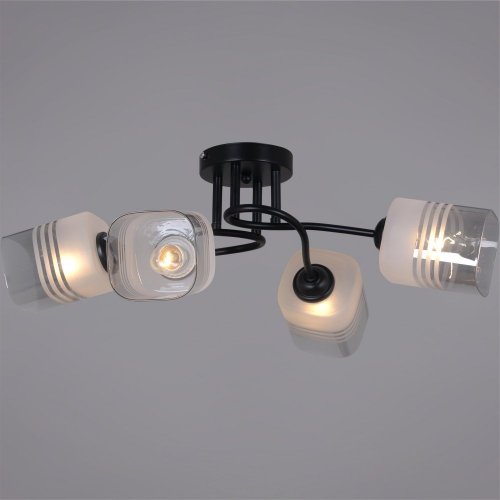 Потолочная люстра Reluce 70176-0.3-04 BK Потолочная люстра Reluce 70176-0.3-04 BK