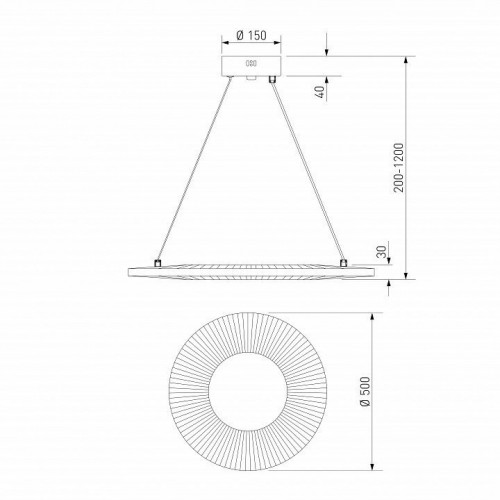 Подвесной светильник Eurosvet Kreis 101001 LED