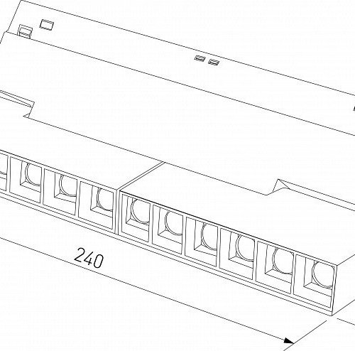 Накладной светильник Elektrostandard Slim Magnetic a066540