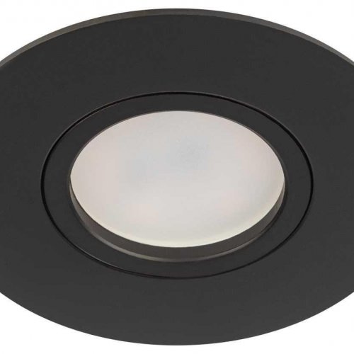 Светильник встраиваемый алюминиевый ЭРА KL83 BK SET 5 под лампу MR16 GU5.3 черный набор 5 шт Б0070932