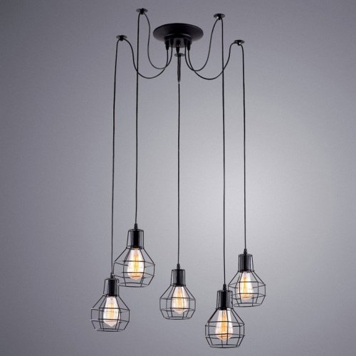 Подвесная люстра Arte Lamp A1109SP-7BK