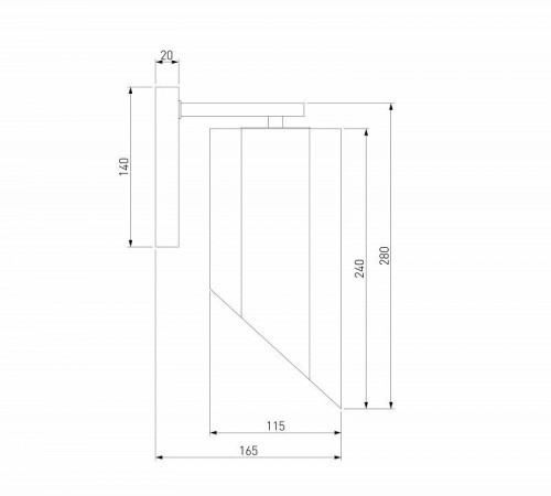Настенный светильник Bogates Iceberg 381/1