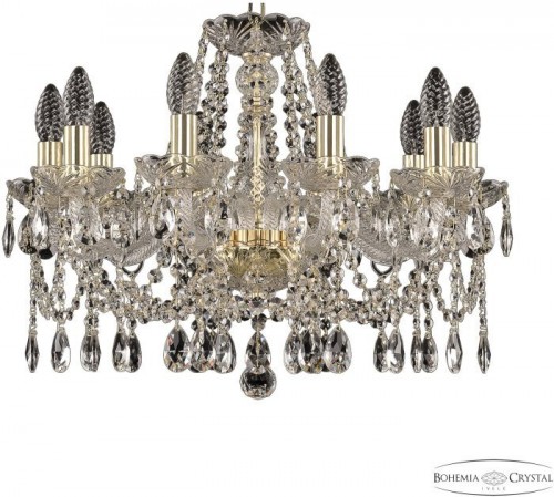 Подвесная люстра Bohemia Ivele Crystal 107 107/10/200 G Подвесная люстра Bohemia Ivele Crystal 107 107/10/200 G