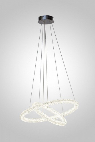 Подвесная люстра AM Group OVALE CH D600+400 Подвесная люстра AM Group OVALE CH D600+400