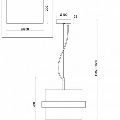 Подвесной светильник Freya Bride FR5367PL-01BS