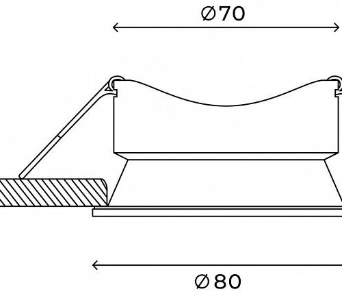 Встраиваемый светильник Hesby Lighting Harstad HSBL_0228