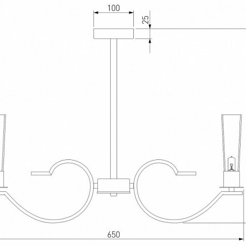 Люстра на штанге Eurosvet Rosher 60141/6 хром Люстра на штанге Eurosvet Rosher 60141/6 хром