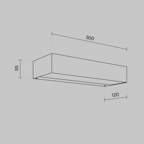 Настенный светильник уличный Maytoni Lot O428WL-L20GF3K