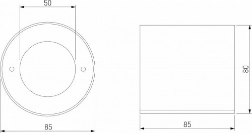 Накладной светодиодный светильник Elektrostandard Orsa 25041/LED 10W 4200K чёрный a062935