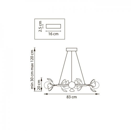 Подвесной светильник Ceramo BW 799097