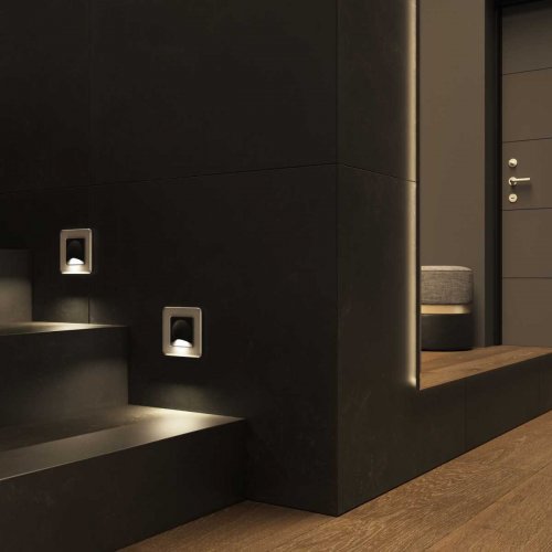 Встраиваемая LED подсветка Werkel Moon черный матовый W1154408 4690389185571