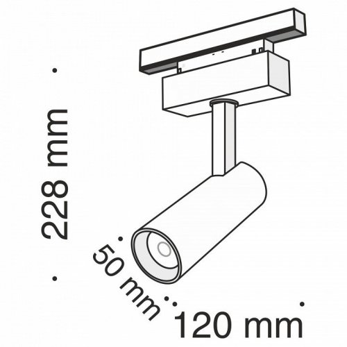 Трековый светильник Maytoni Track lamps TR019-2-10W3K-B