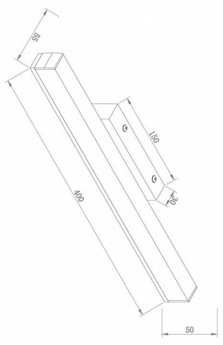 Подсветка для зеркал Maytoni Fichte MIR012WL-L9B4K