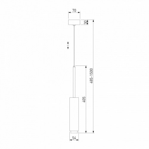 Подвесной светильник Eurosvet Dante 50203/1 LED черный