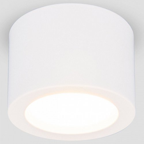 Потолочный светодиодный светильник Elektrostandard DLR026 6W 3000K белый матовый a063935