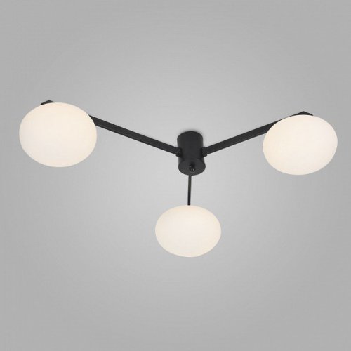 Потолочная люстра Eurosvet Opaline 70220/3 черный Потолочная люстра Eurosvet Opaline 70220/3 черный