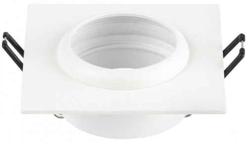 Светильник встраиваемый алюминиевый ЭРА KL110 WH под лампу MR16 GU5.3 белый матовый Б0061529