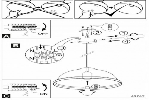 Подвесной светильник Eglo Vintage 49247