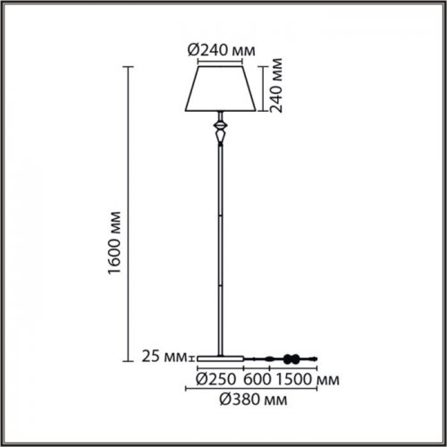 Торшер Lumion Vermont 8275/1F
