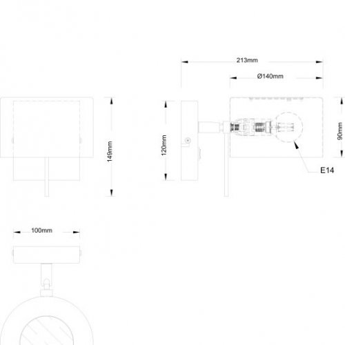 Бра Arte Lamp Sebastian A7051AP-1WH