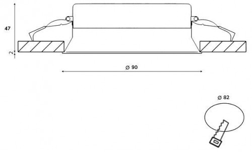Встраиваемый светильник DesignLed WL-BQ 00-00005650