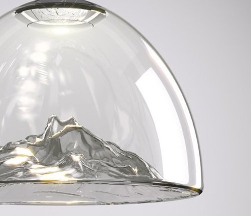 Подвесной светильник Axo Light Mountain View SPMOUNTAGRCRLED Подвесной светильник Axo Light Mountain View SPMOUNTAGRCRLED