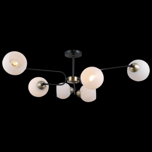 Потолочная люстра Illumico IL0249-6CSQ-79 BK AB Потолочная люстра Illumico IL0249-6CSQ-79 BK AB