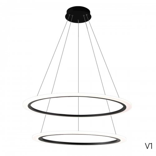Подвесной светодиодный светильник Crystal Lux Manzana SP53W Led  Black