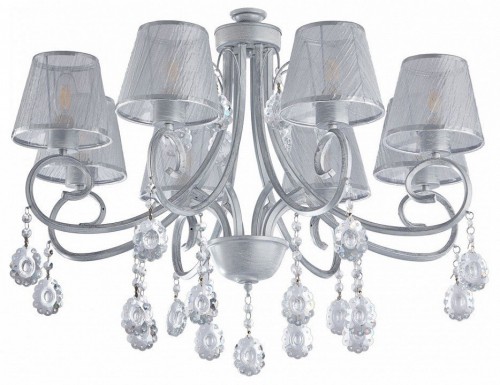 Потолочная люстра Arte Milano Amalfi-7146 337146/8 WT+SL Потолочная люстра Arte Milano Amalfi-7146 337146/8 WT+SL