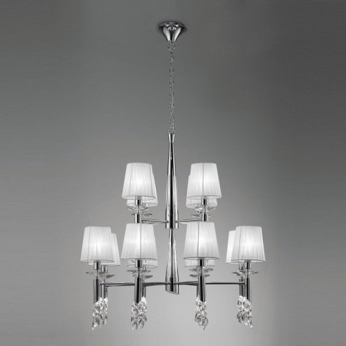 Подвесная люстра Mantra Tiffany Chrome 3850