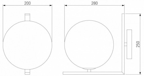 Бра Eurosvet Shape 70131/1 латунь