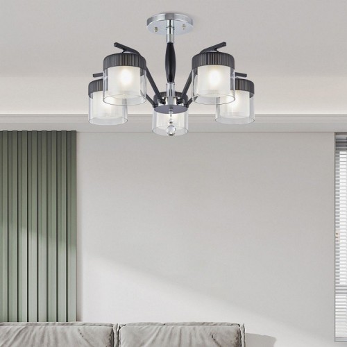 Потолочная люстра Arte Milano Napoli-2646 332646/5 CR+BK