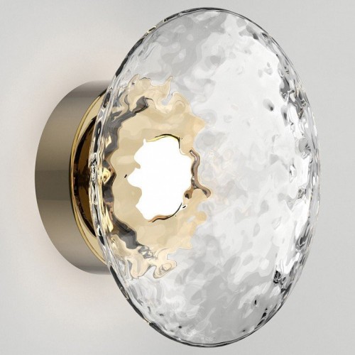 Настенный светильник Eurosvet Ripple 50389/1 LED латунь