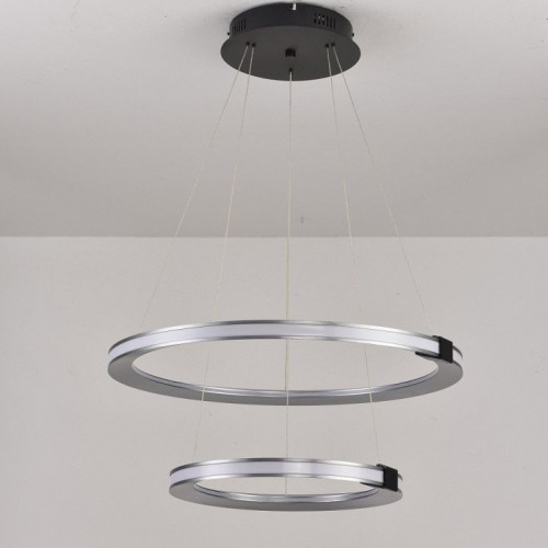 Подвесной светодиодный светильник iLedex Vision 9225-6+4SD GR+BK