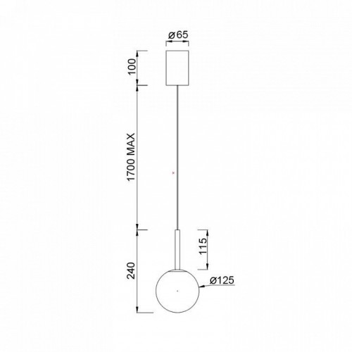 Подвесной светодиодный светильник Mantra Puebla 8887