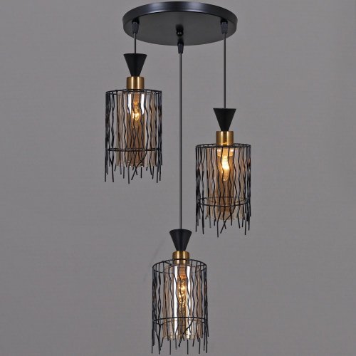 Люстра подвесная Reluce 05984-0.9-03 BK